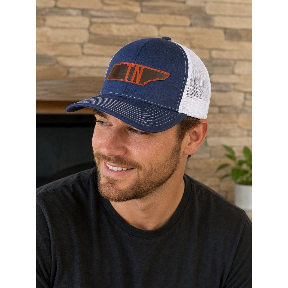 Simply Southern Navy TN & White Mesh Trucker Hat Adjustable Snapback